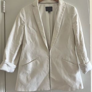 White Banana Republic blazer